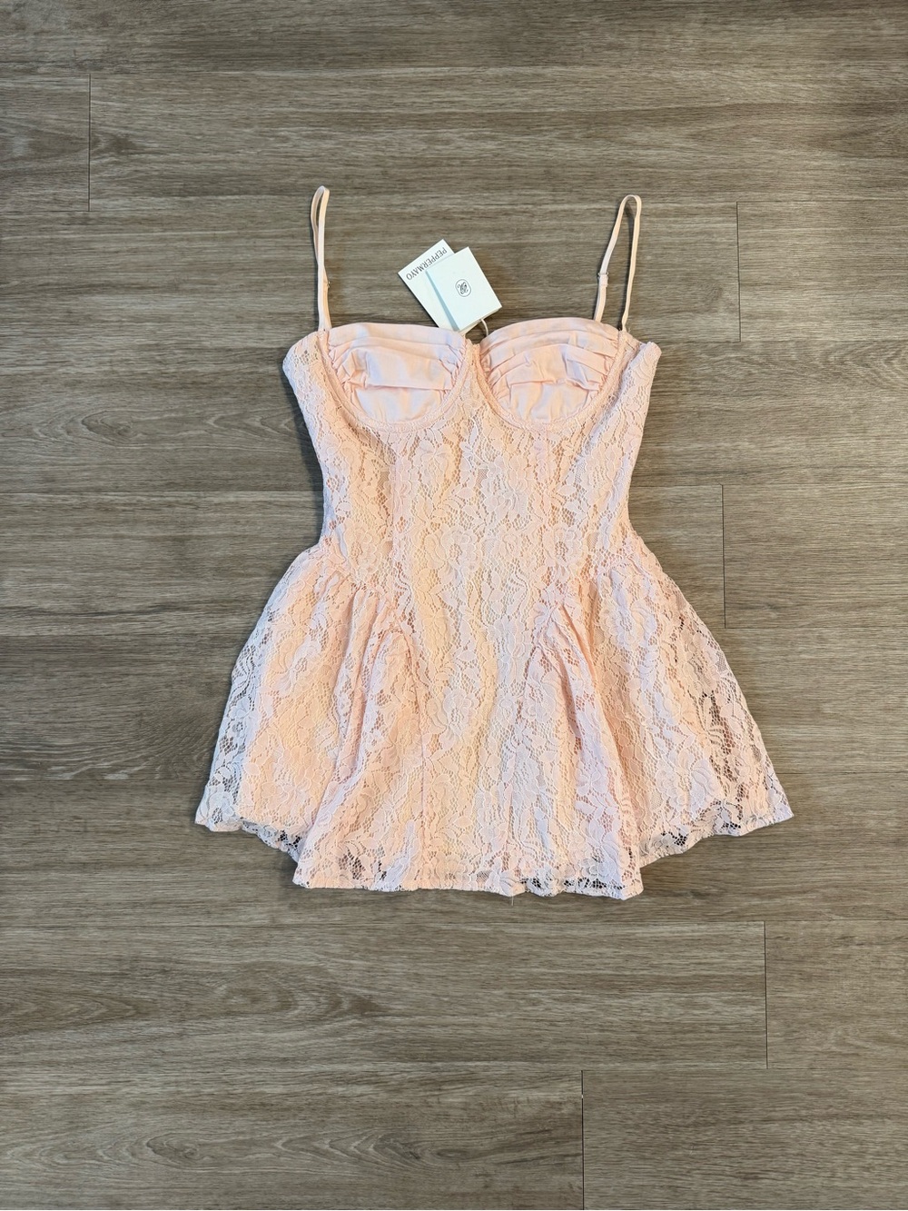 NWT Peppermayo Promenade Mini Dress in Pink, Size 6